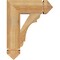Ekena Millwork Olympic Arts & Crafts Rough Sawn Bracket, Western Red Cedar, 4"W x 14"D x 18"H BKT04X14X18OLY03RWR - alternate 4